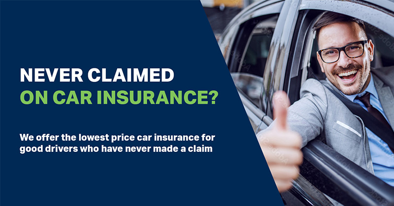 Never Claimed on Car Insurance? | Sign up for the best deals